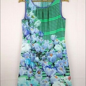 Dream Daily Anthropologie Dress with Floral Tulip Print - M